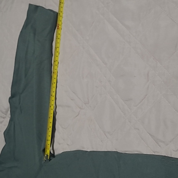 Olive color button up cardigan - Picture 7 of 10